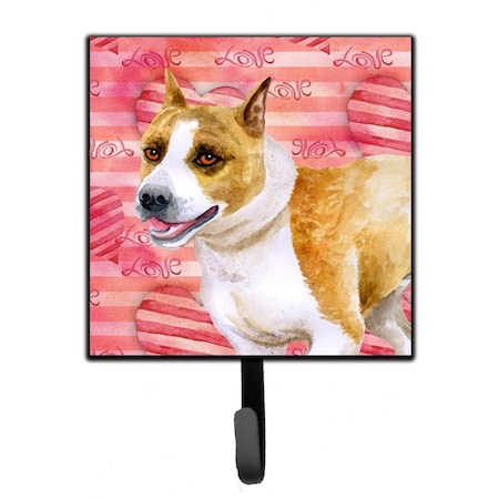 Carolines Treasures American Staffordshire Love Leash or Key Holder BB9731SH4